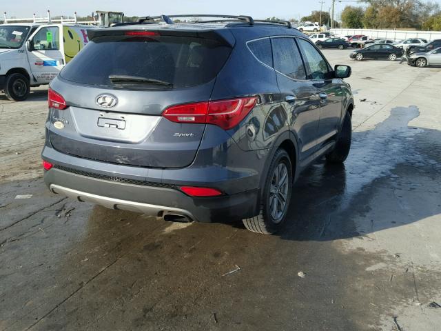 5XYZU3LB5FG264117 - 2015 HYUNDAI SANTA FE S GRAY photo 4