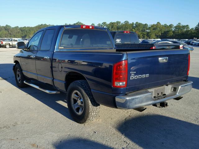 3D7HA18Z62G191808 - 2002 DODGE RAM 1500 BLUE photo 3