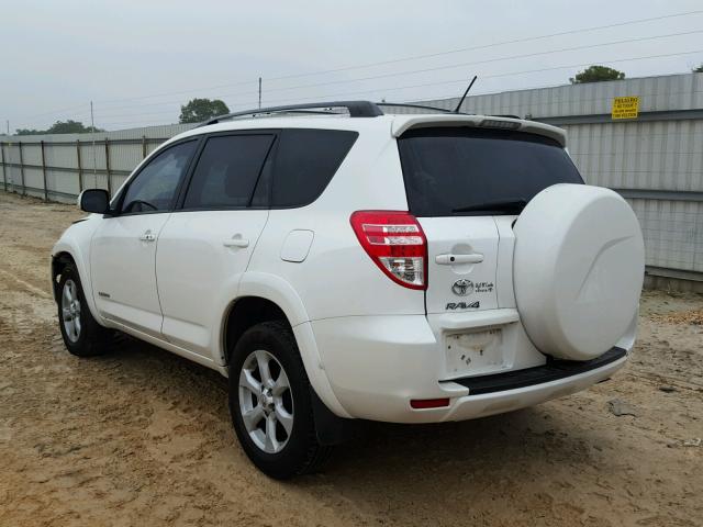 2T3YK4DV3CW016140 - 2012 TOYOTA RAV4 LIMIT WHITE photo 3