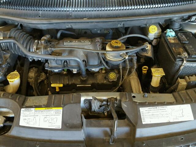 1D4GP25R63B257043 - 2003 DODGE CARAVAN SE BLUE photo 7