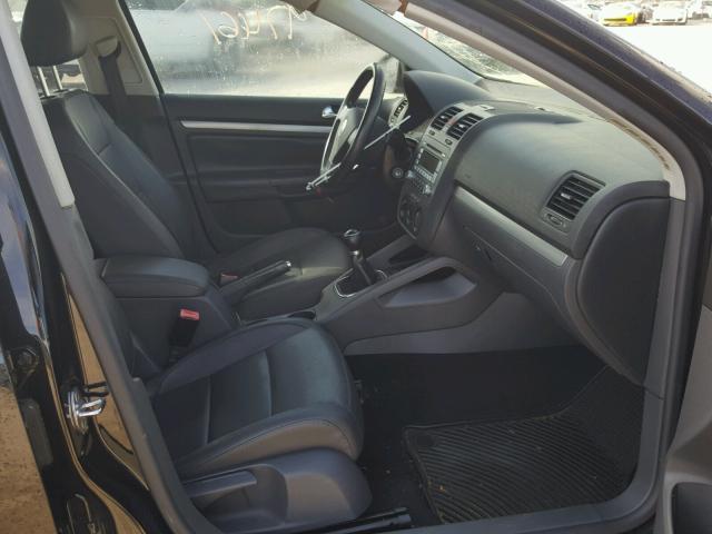 3VWRM71K78M184301 - 2008 VOLKSWAGEN JETTA SE BLACK photo 5