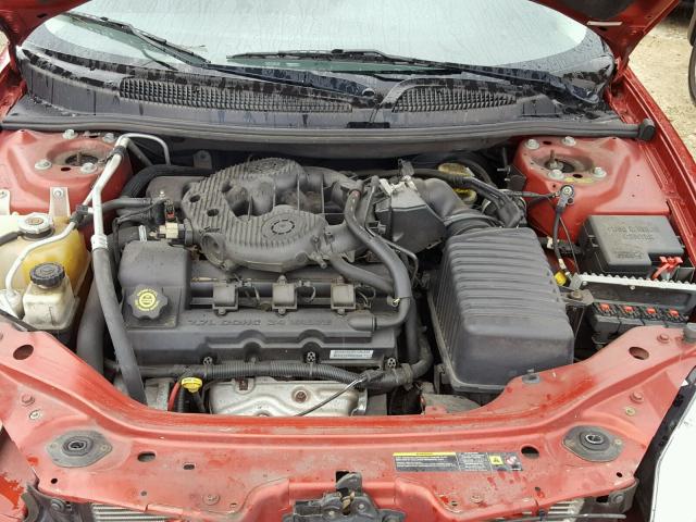 1B3EL76R94N309178 - 2004 DODGE STRATUS R/ RED photo 7