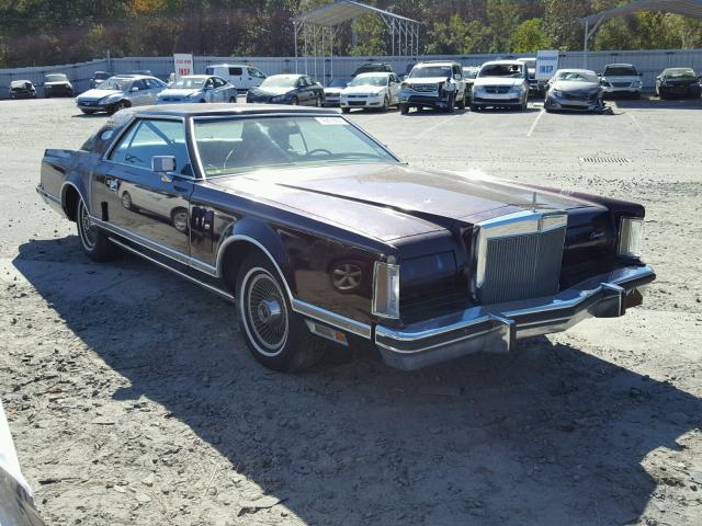 8Y89A868215 - 1978 LINCOLN MARK V PURPLE photo 1