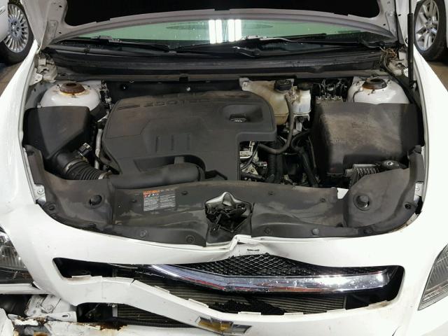 1G1ZC5EU0CF125873 - 2012 CHEVROLET MALIBU 1LT WHITE photo 7
