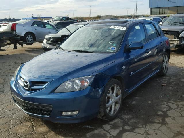 JM1BK343971712956 - 2007 MAZDA 3 BLUE photo 2