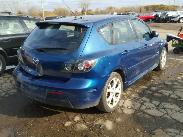 JM1BK343971712956 - 2007 MAZDA 3 BLUE photo 4