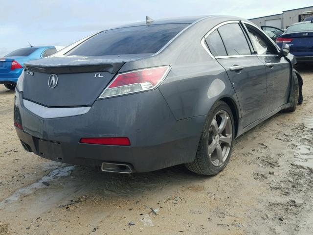 19UUA8F58AA010322 - 2010 ACURA TL GRAY photo 4