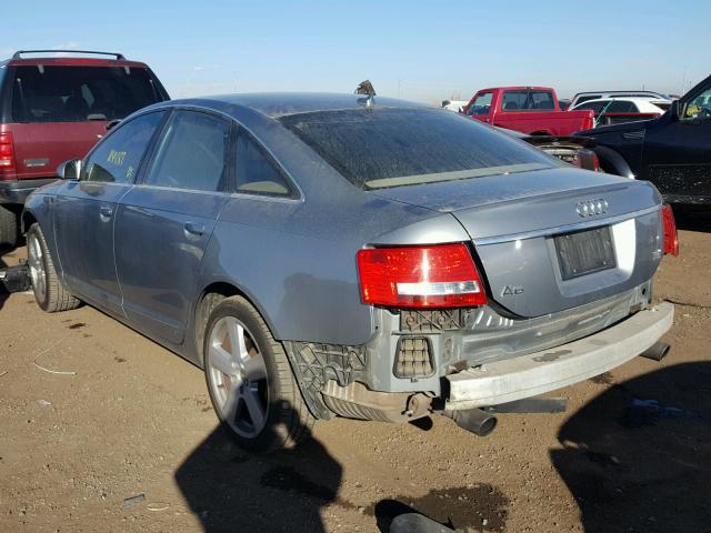 WAUDH74F68N103131 - 2008 AUDI A6 3.2 QUA SILVER photo 3