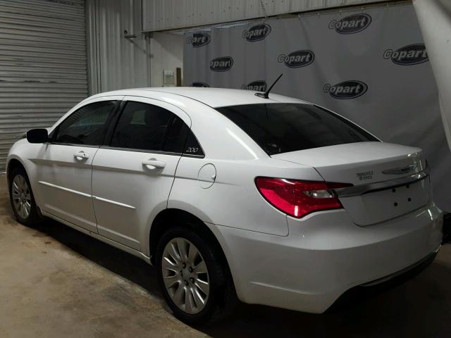 1C3CCBAB9CN317755 - 2012 CHRYSLER 200 LX WHITE photo 3