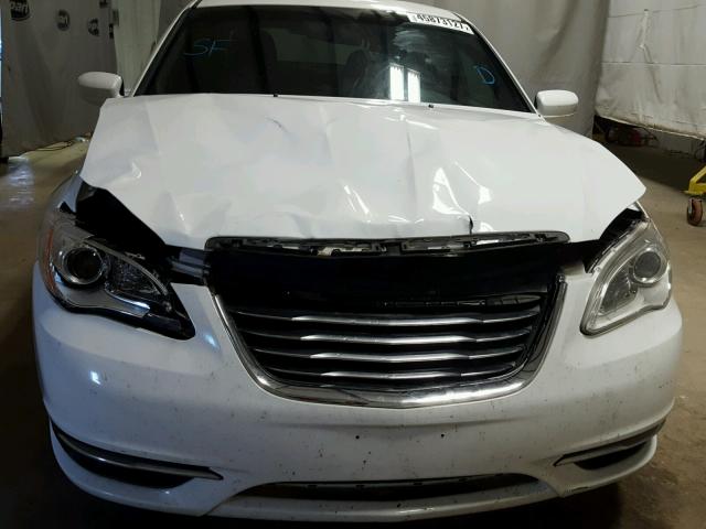 1C3CCBAB9CN317755 - 2012 CHRYSLER 200 LX WHITE photo 9