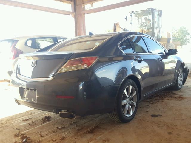 19UUA8F54DA001153 - 2013 ACURA TL TECH GRAY photo 4