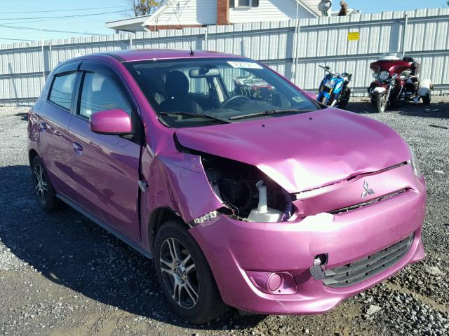 ML32A3HJ5EH007994 - 2014 MITSUBISHI MIRAGE DE PINK photo 1