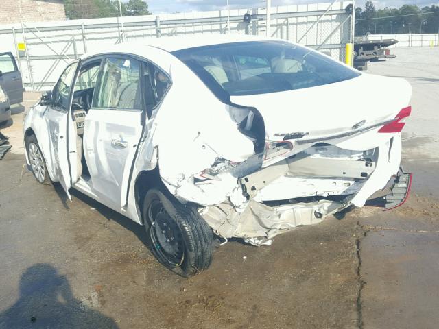 3N1AB7AP4HY298074 - 2017 NISSAN SENTRA S WHITE photo 3