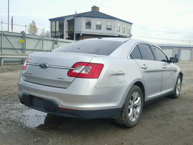 1FAHP2EWXBG149796 - 2011 FORD TAURUS SILVER photo 4