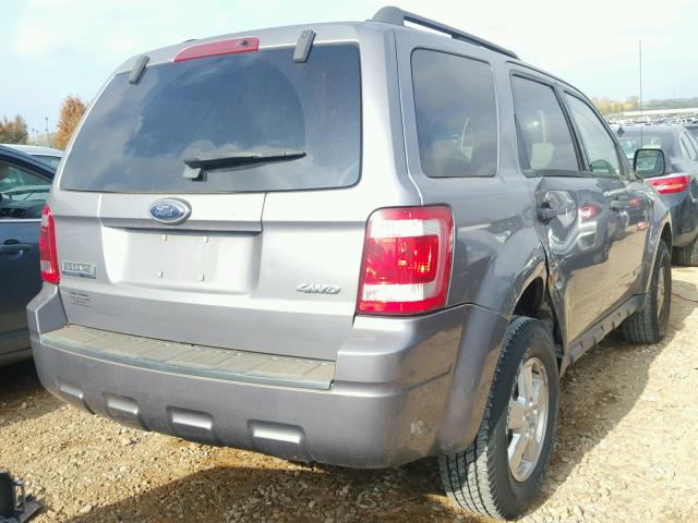 1FMCU93168KA73685 - 2008 FORD ESCAPE XLT PURPLE photo 4