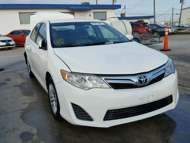 4T4BF1FK7CR195289 - 2012 TOYOTA CAMRY BASE WHITE photo 1