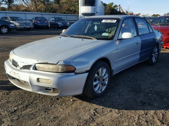 4A3AJ56G3WE027639 - 1998 MITSUBISHI GALANT ES SILVER photo 2