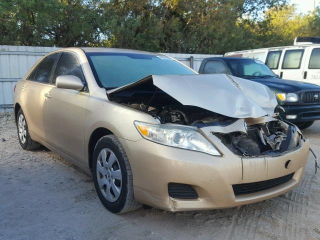 4T1BF3EK5AU057447 - 2010 TOYOTA CAMRY BASE GOLD photo 1