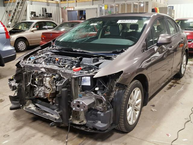 19XFB2F96CE017905 - 2012 HONDA CIVIC GRAY photo 2