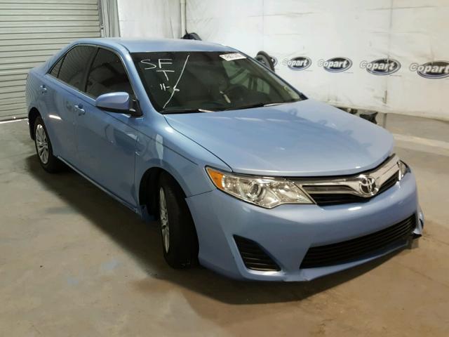 4T1BF1FK1DU686887 - 2013 TOYOTA CAMRY L BLUE photo 1