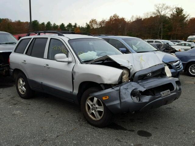 KM8SC73D34U760523 - 2004 HYUNDAI SANTA FE G SILVER photo 1