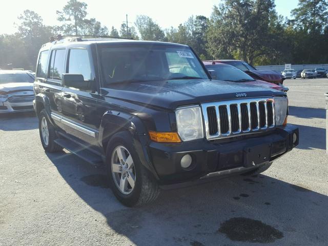 1J8HH58286C358154 - 2006 JEEP COMMANDER BLACK photo 1