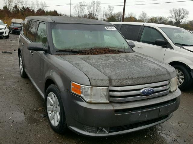 2FMDK51C49BA37514 - 2009 FORD FLEX SE GRAY photo 1