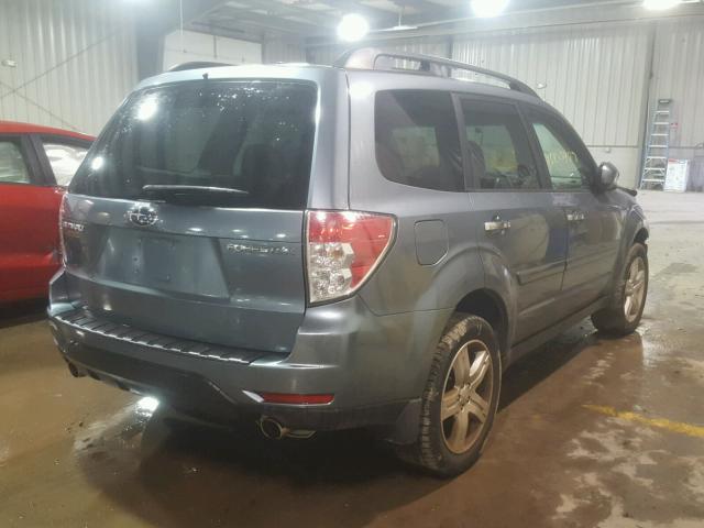 JF2SH64649H780703 - 2009 SUBARU FORESTER 2 GREEN photo 4