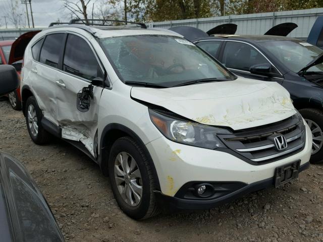 5J6RM4H77CL040500 - 2012 HONDA CR-V EXL WHITE photo 1