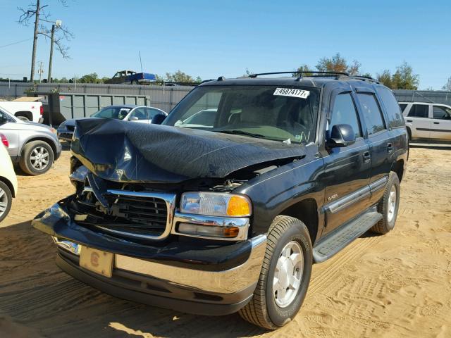 1GKEC13TX5R186288 - 2005 GMC YUKON BLACK photo 2