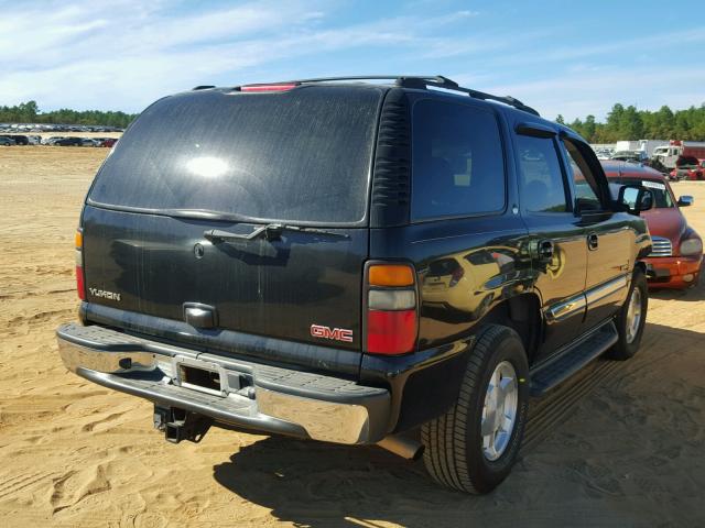 1GKEC13TX5R186288 - 2005 GMC YUKON BLACK photo 4