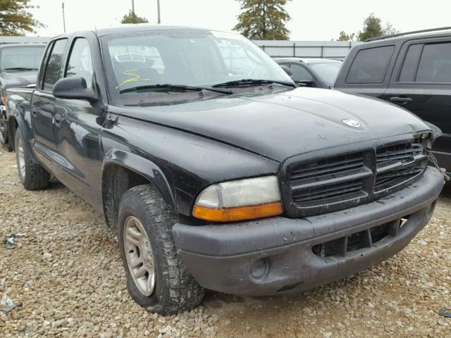 1D7HL38X23S273162 - 2003 DODGE DAKOTA QUA BLACK photo 1