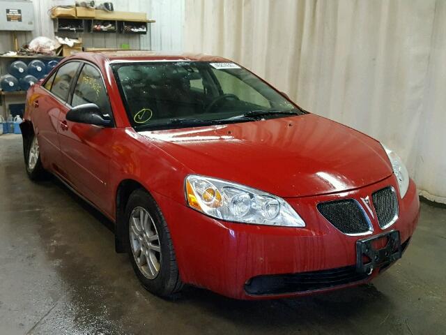 1G2ZG558964112011 - 2006 PONTIAC G6 RED photo 1