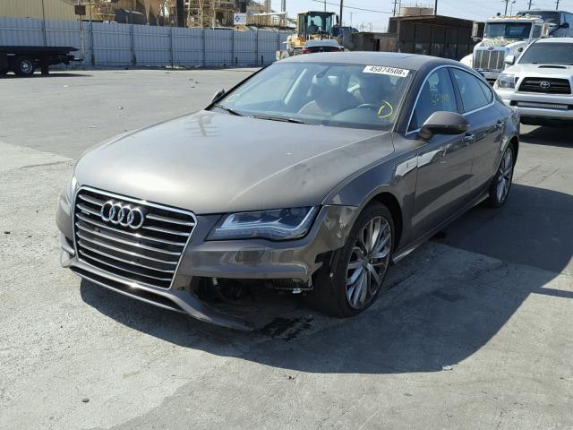 WAU2GAFC3CN165086 - 2012 AUDI A7 PRESTIG BROWN photo 2