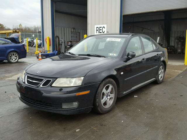 YS3FB45S841005235 - 2004 SAAB 9-3 BLACK photo 2