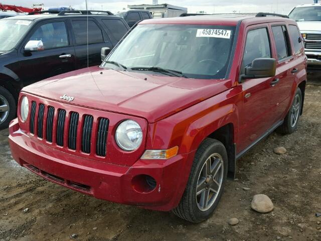 1J4FF28B49D167312 - 2009 JEEP PATRIOT SP RED photo 2