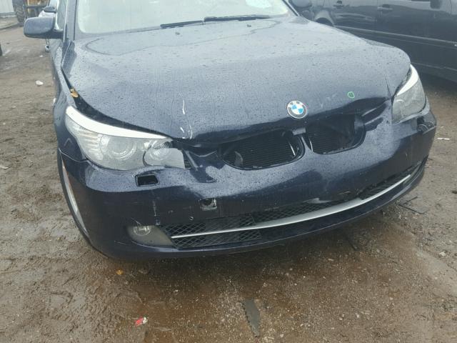 WBANV13578C150778 - 2008 BMW 528 XI BLUE photo 9