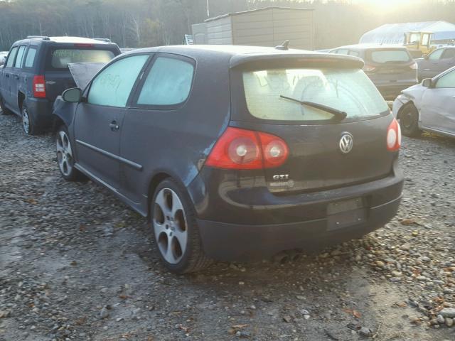 WVWED71K29W114238 - 2009 VOLKSWAGEN GTI BLACK photo 3