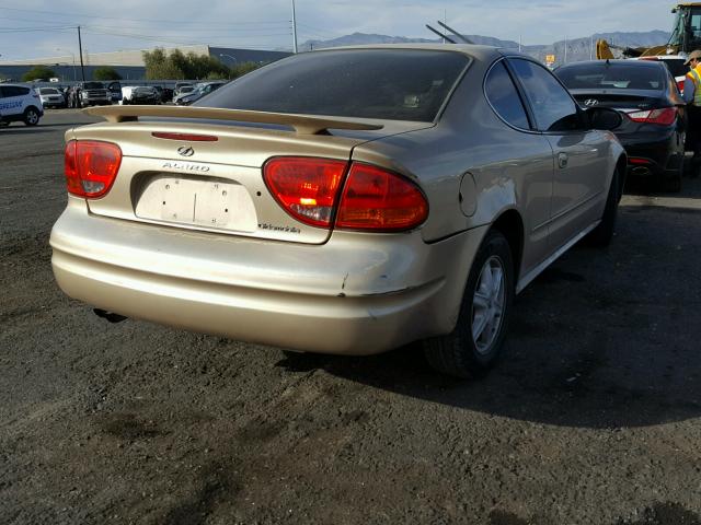 1G3NL12E34C213279 - 2004 OLDSMOBILE ALERO GL GOLD photo 4