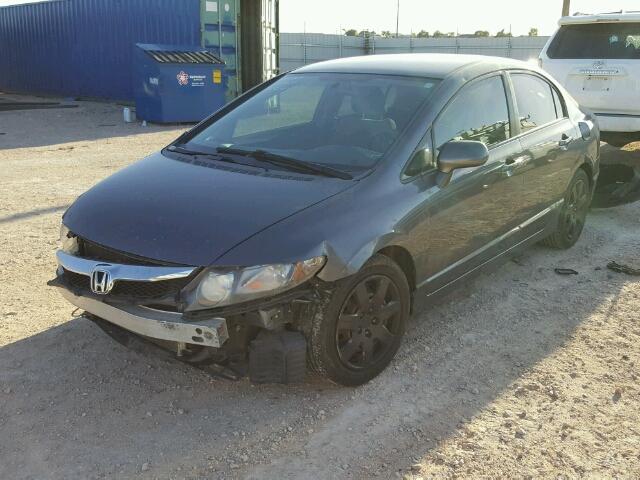 19XFA1F58AE013894 - 2010 HONDA CIVIC LX CHARCOAL photo 2