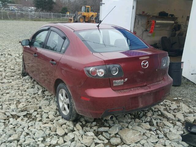 JM1BK32FX91245188 - 2009 MAZDA 3 I RED photo 3