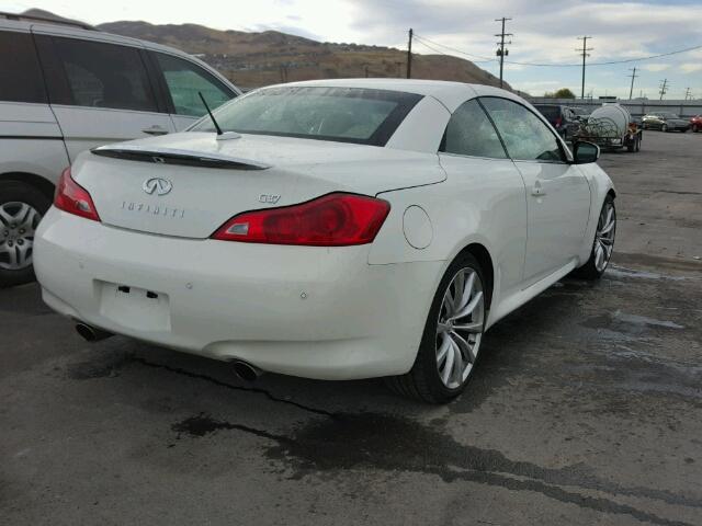 JN1CV6FE0AM351749 - 2010 INFINITI G37 BASE WHITE photo 4