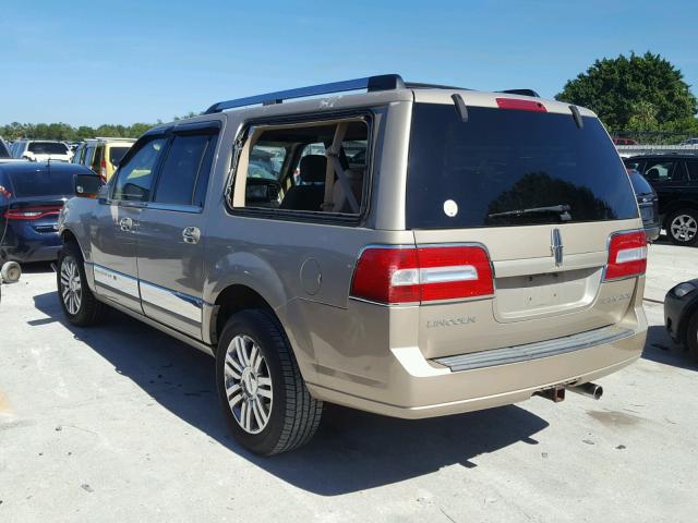 5LMFL27518LJ03462 - 2008 LINCOLN NAVIGATOR TAN photo 3