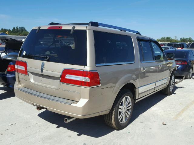 5LMFL27518LJ03462 - 2008 LINCOLN NAVIGATOR TAN photo 4