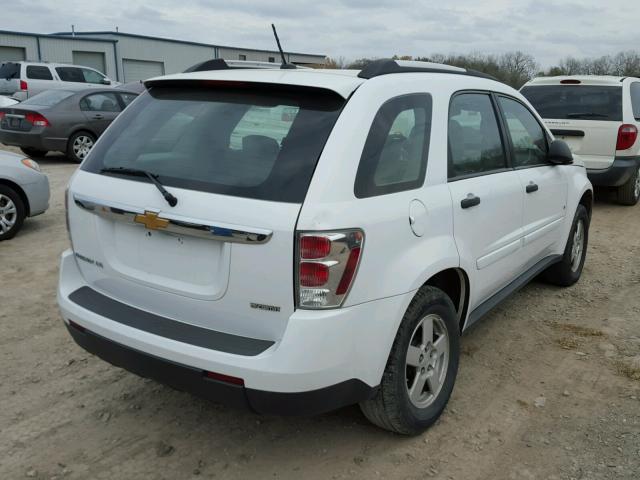 2CNDL13F286342112 - 2008 CHEVROLET EQUINOX LS WHITE photo 4