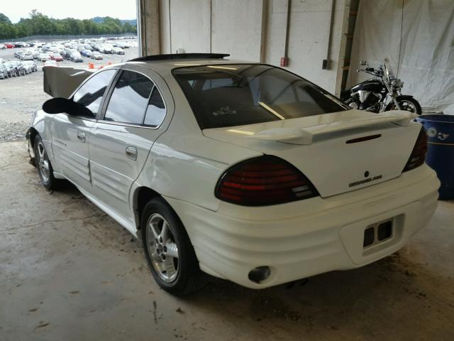 1G2NF52F72C178383 - 2002 PONTIAC GRAND AM S თეთრი ფოტო 3