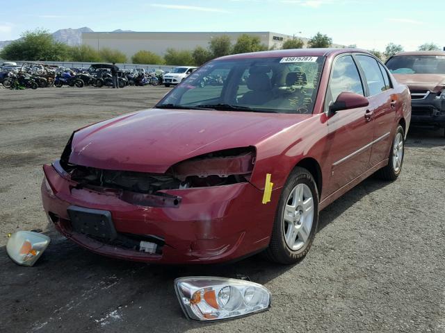 1G1ZT53F26F283916 - 2006 CHEVROLET MALIBU LT RED photo 2