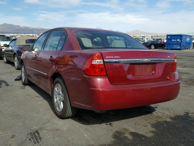 1G1ZT53F26F283916 - 2006 CHEVROLET MALIBU LT RED photo 3