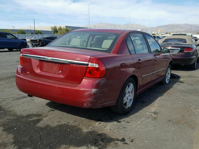 1G1ZT53F26F283916 - 2006 CHEVROLET MALIBU LT RED photo 4