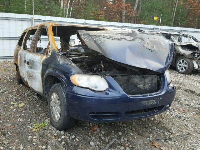 2A4GP44R36R609053 - 2006 CHRYSLER TOWN & COU BLUE photo 1